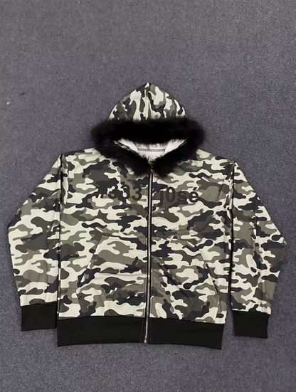 SOLDIER PATTERN ZIPPER