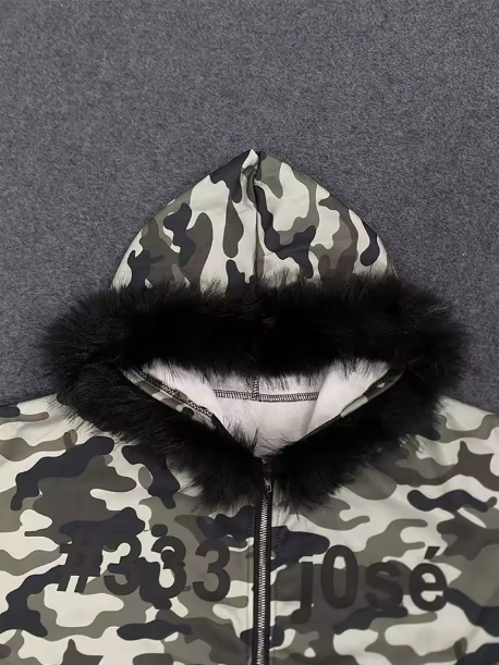 SOLDIER PATTERN ZIPPER